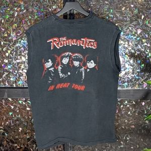 Vintage faded The Romantics sleeveless T shirt